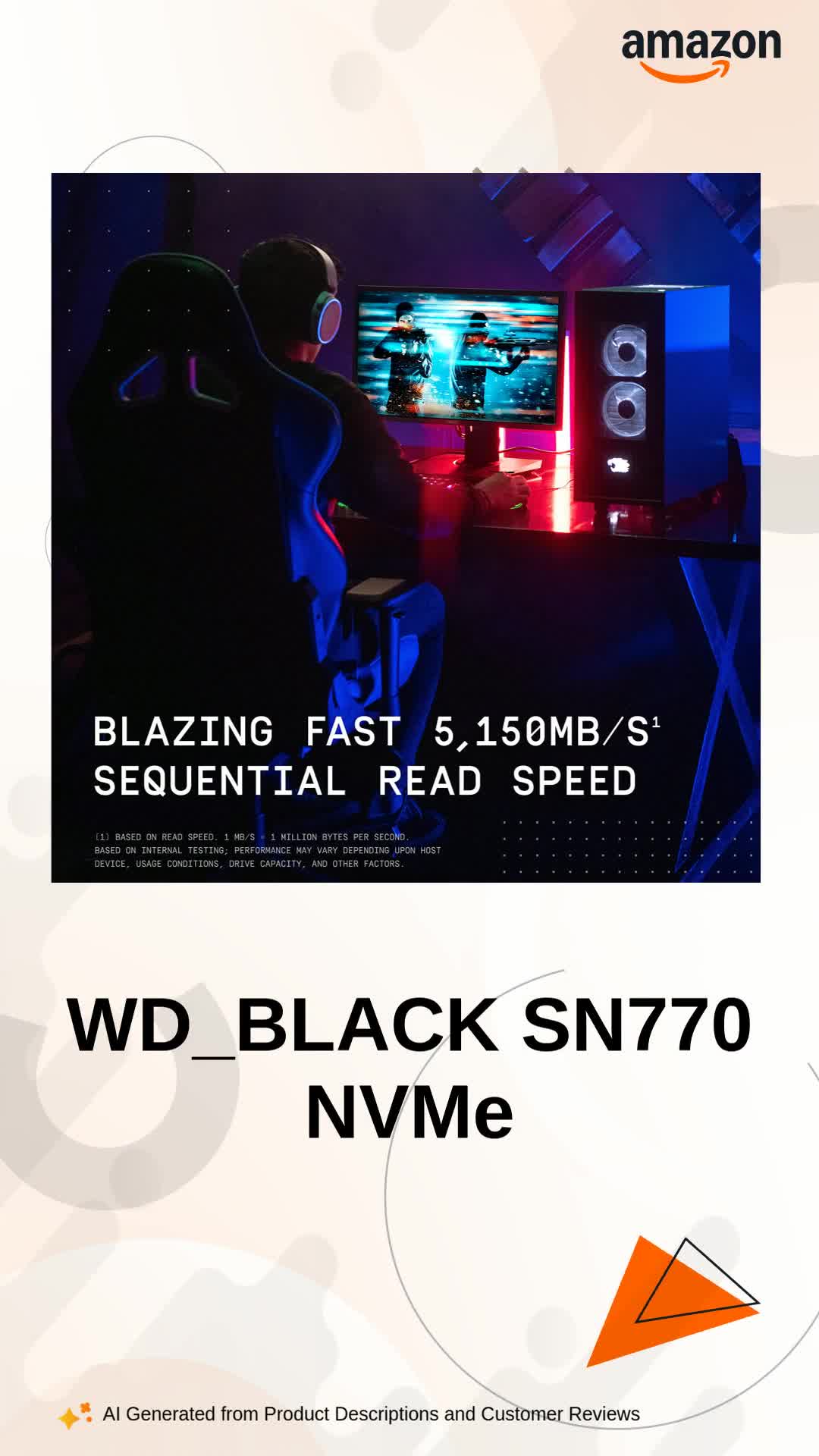 WD_Black Western Digital SN770 NVMe SSD PCIe Gen 4